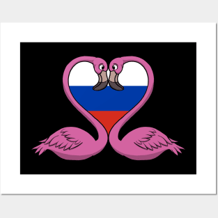 Flamingo Russia Posters and Art